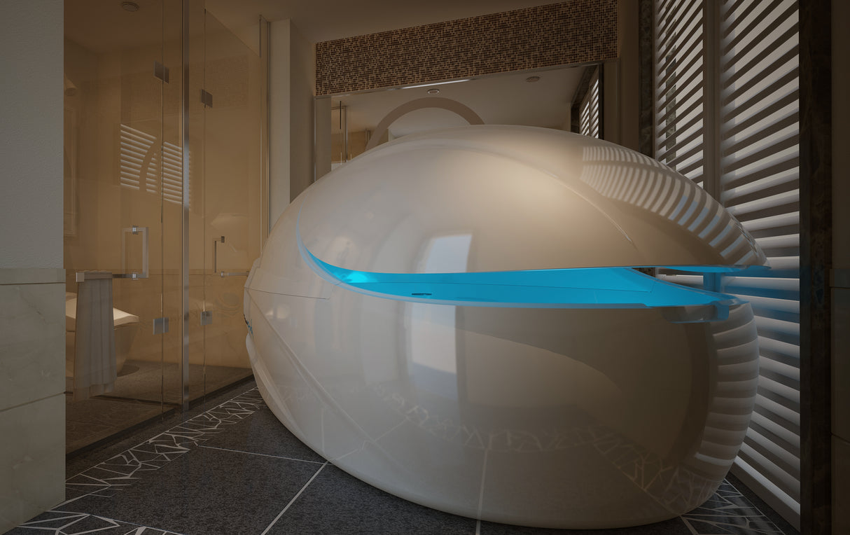 Dreampod VMAX Float Pod at Aurora Sanctuary - relax and rejuvenate in a state of weightlessness.