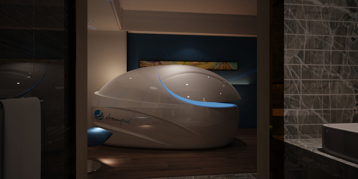 Dreampod VMAX Float Pod at Aurora Sanctuary - a serene escape for relaxation and wellness