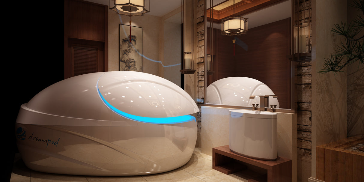 Dreampod VMAX Float Pod at Aurora Sanctuary - The Ultimate Sensory Deprivation Experience