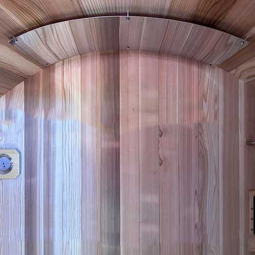 Dundalk Leisurecraft Canadian Timber Barrel Sauna Heat Shield with Hardware