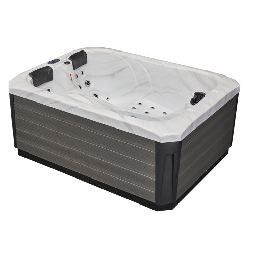 LUXURY SPAS | STUDIO SERIES LARGO 3 PERSON CLOUD GRAY WS-696-CG