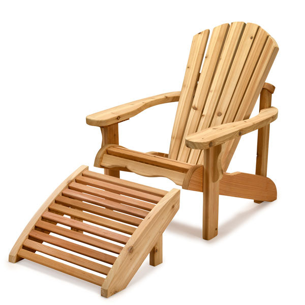 Dundalk Leisurecraft Canadian Timber Adirondack Chair Red Cedar