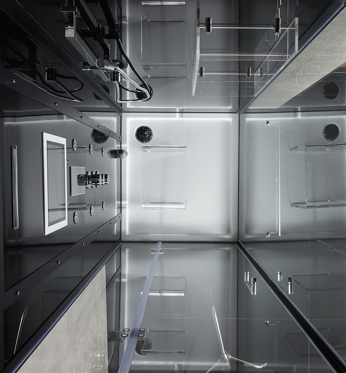 Maya Bath Anzio Steam Shower With TV