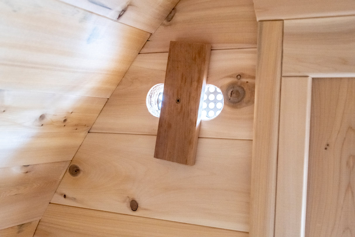 Shop now for the Dundalk Leisurecraft 4-Person Canadian Timber Minipod Sauna - Discover the ultimate relaxation experience at Aurora Sanctuary