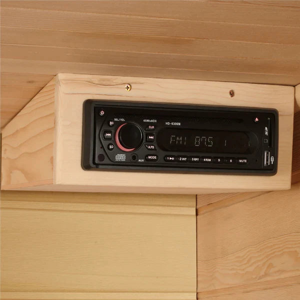 Maxxus 2-Person Full Spectrum Sauna - Near-Zero EMF, Far Infrared - Premium Quality Home Sauna for Two - Aurora Sanctuary