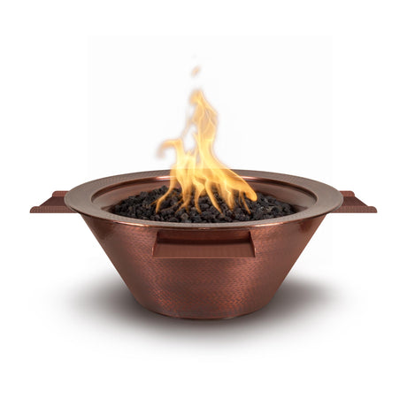 Cazo Fire & Water Bowl  Copper 4-Way Spill