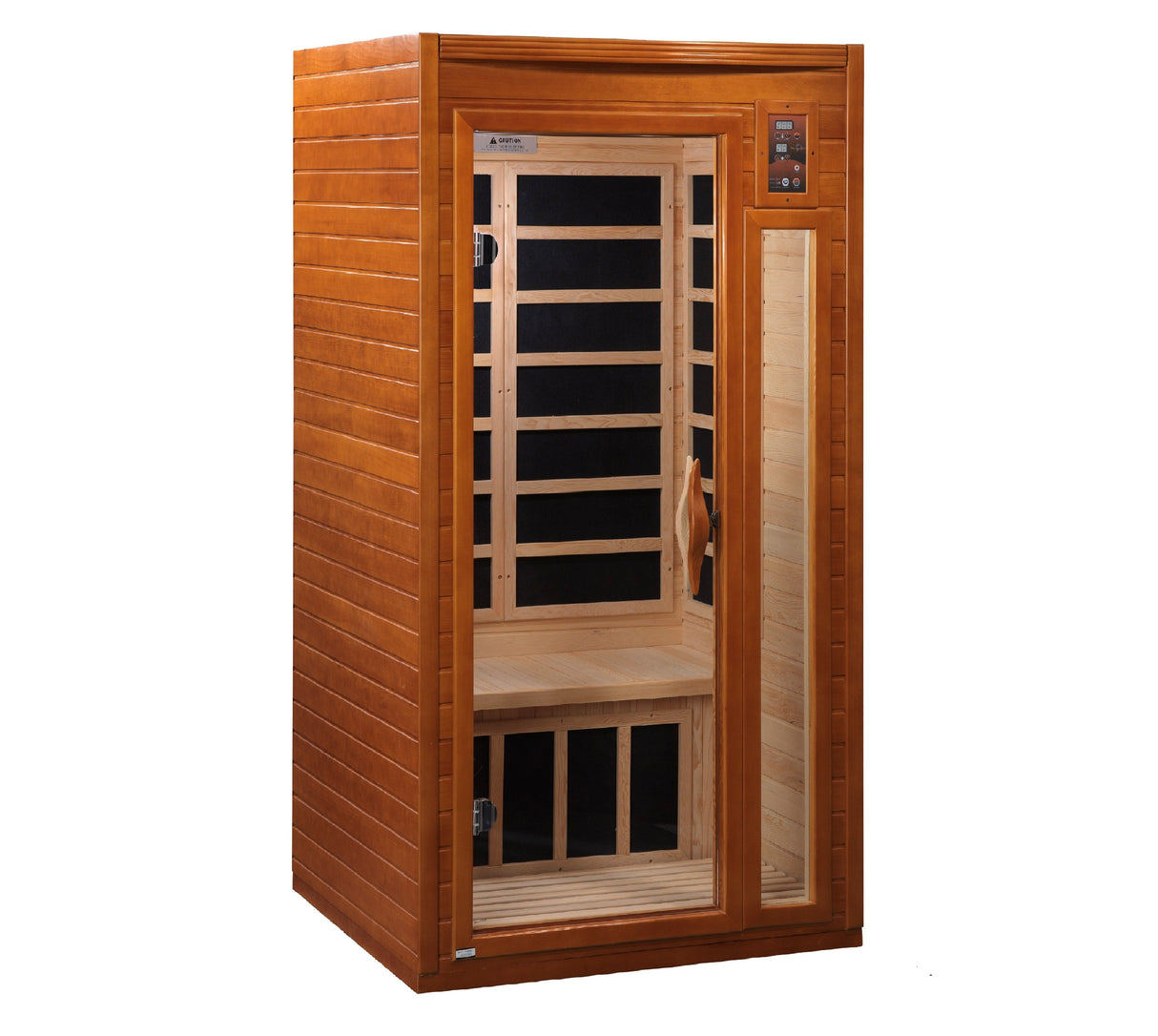 Dynamic Barcelona 1-2-person Low EMF Under 8MG FAR Infrared Sauna Canadian Hemlock