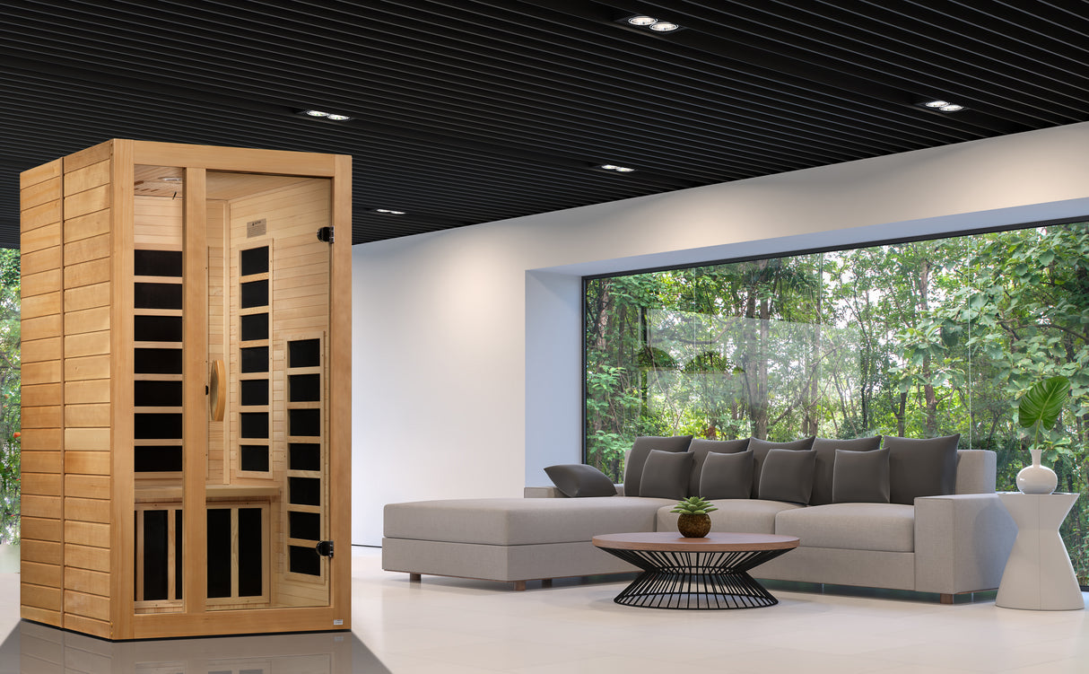 Dynamic Gracia 1-2 Person Low EMF Far Infrared Sauna at Aurora Sanctuary - Relaxation and Wellness