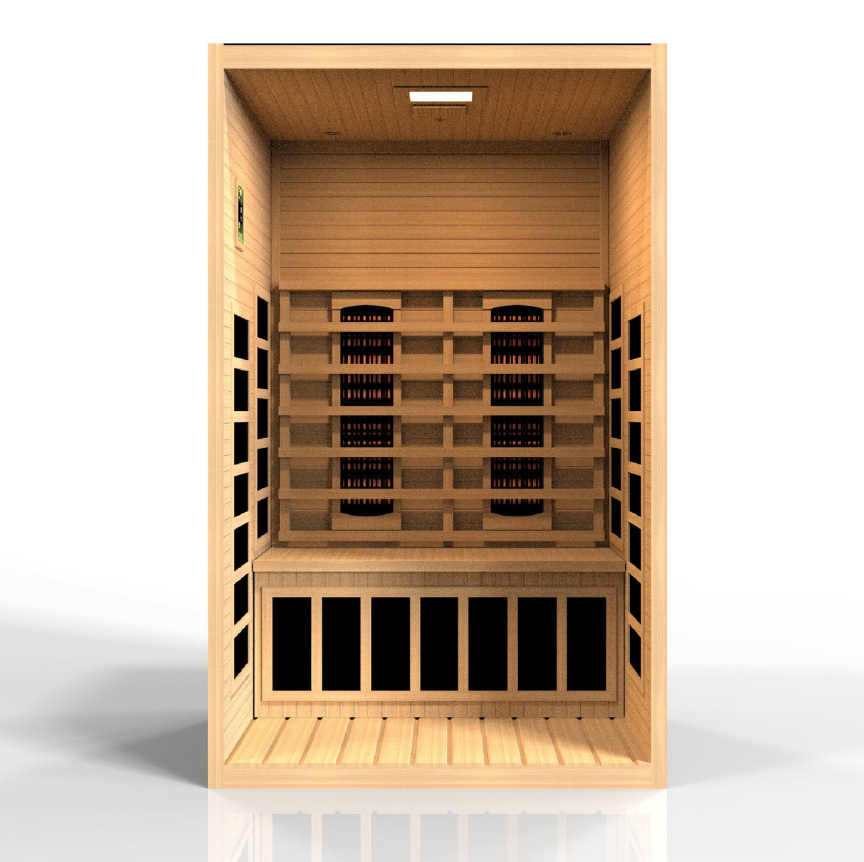 Dynamic Santiago 2-Person Near-Zero EMF Far Infrared Sauna - Relax in the ultimate sanctuary
