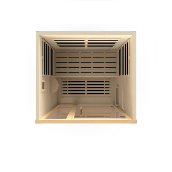 DYNAMIC LLUMENERES 2-Person Low EMF Infrared Sauna - Enhance Your Wellness with a Two-Person Infrared Sauna from Aurora Sanctuary