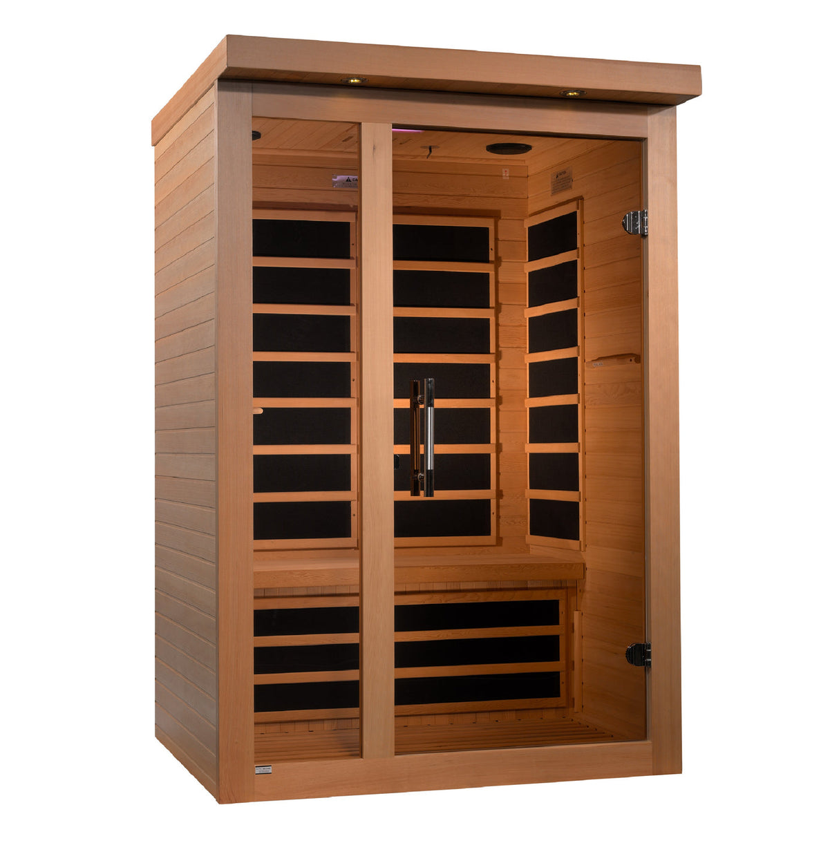 Dynamic LLUMENERES 2-Person Low EMF Infrared Sauna - Premium Quality Wellness at Aurora Sanctuary