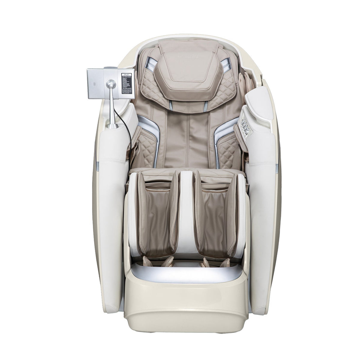 Upgrade Your Comfort with OS Pro 4D DuoMax Massage Chair - High Quality Beige Front Recolored Thumbnail Image
