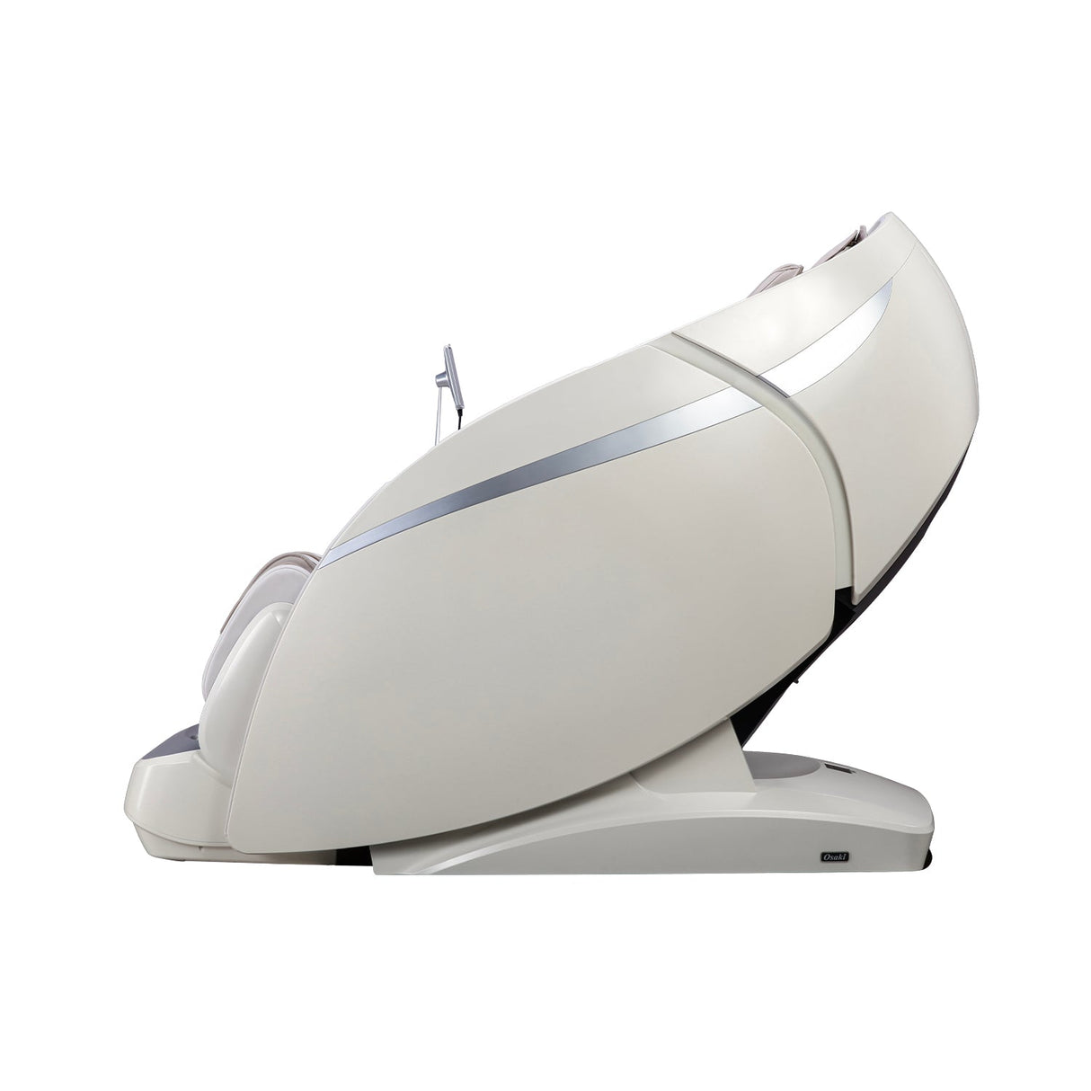 Upgrade Your Comfort with OS Pro 4D DuoMax Massage Chair - Beige side view