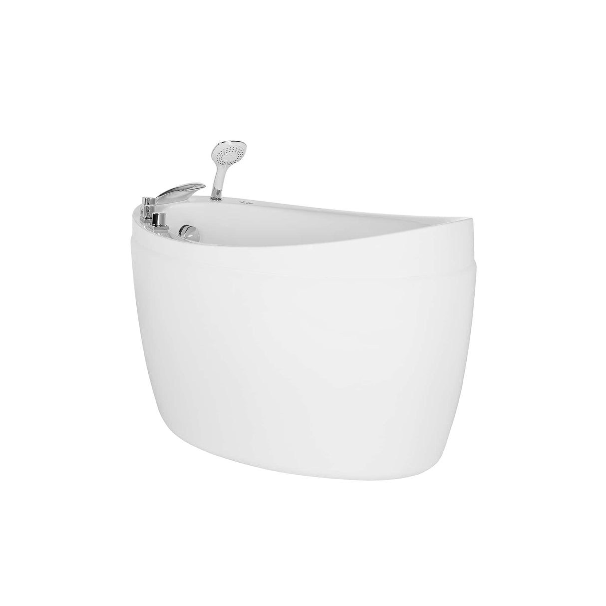 EMPAVA 48JT011 48 IN. JAPANESE-STYLE FREESTANDING OVAL AIR MASSAGE TUB