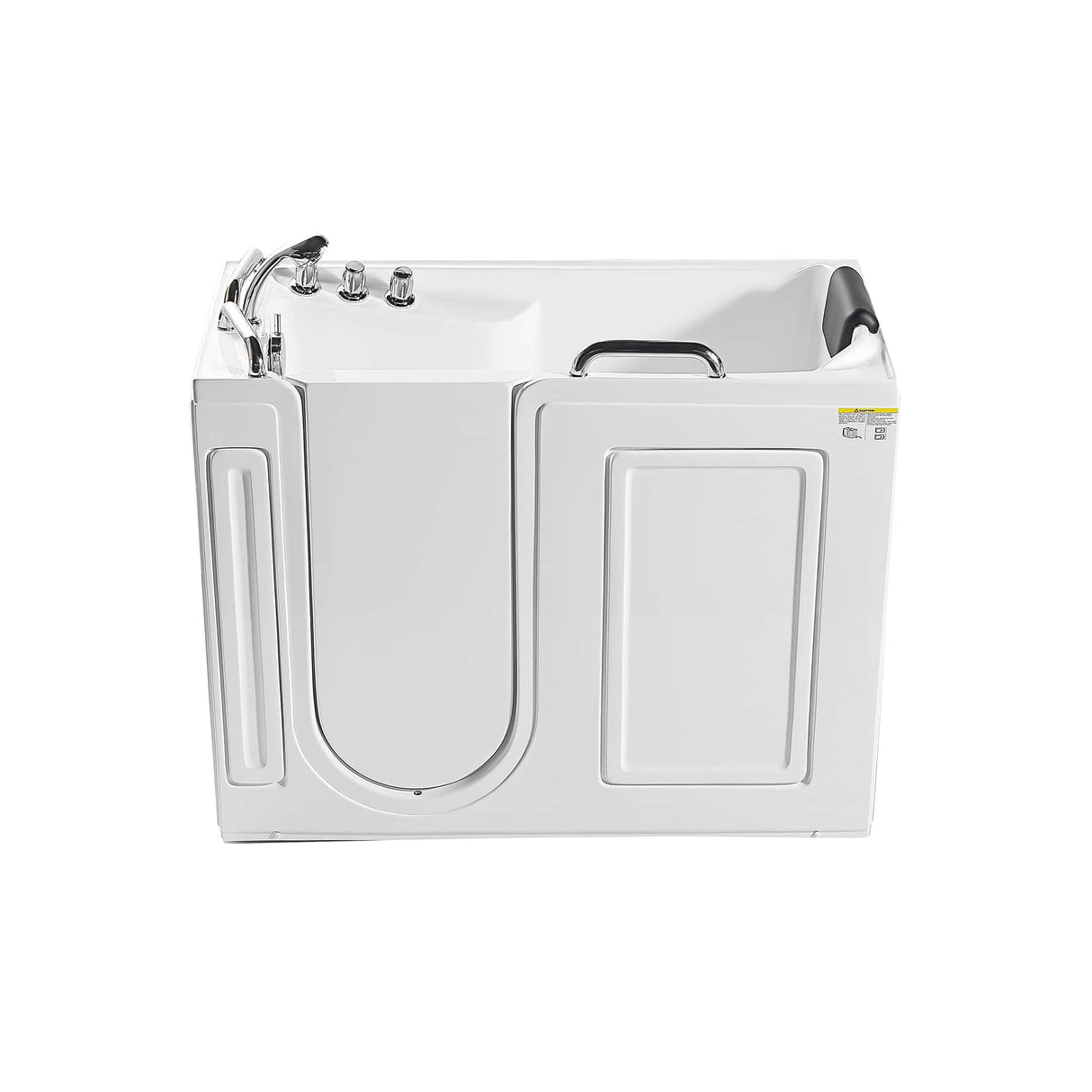 Empava 53WIT373: 53-Inch Walk-In Soaking Bathtub with Shower - Stylish and Functional Bathroom Fixture