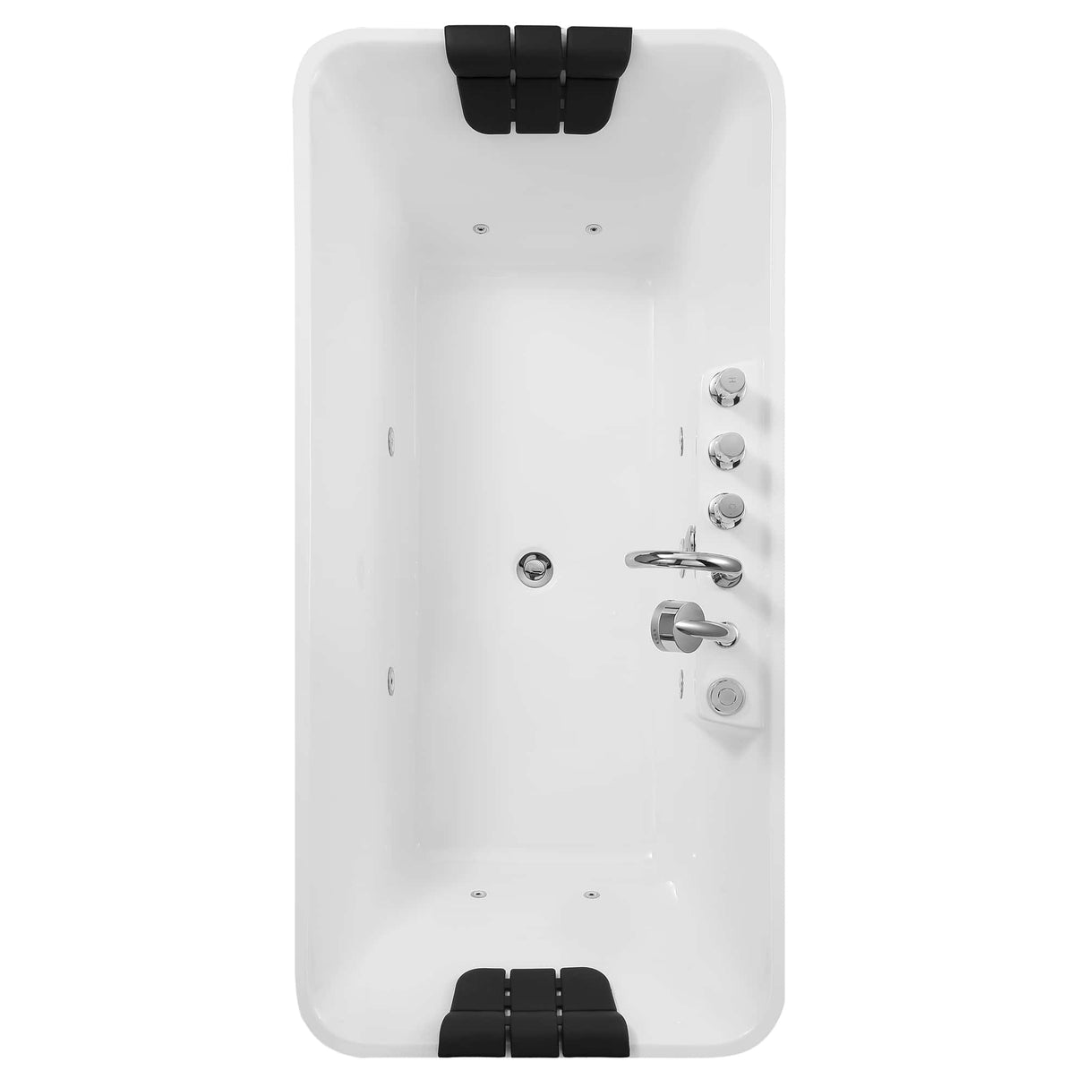 EMPAVA 59AIS15 59 IN. WHIRLPOOL FREESTANDING HYDROMASSAGE BATHTUB