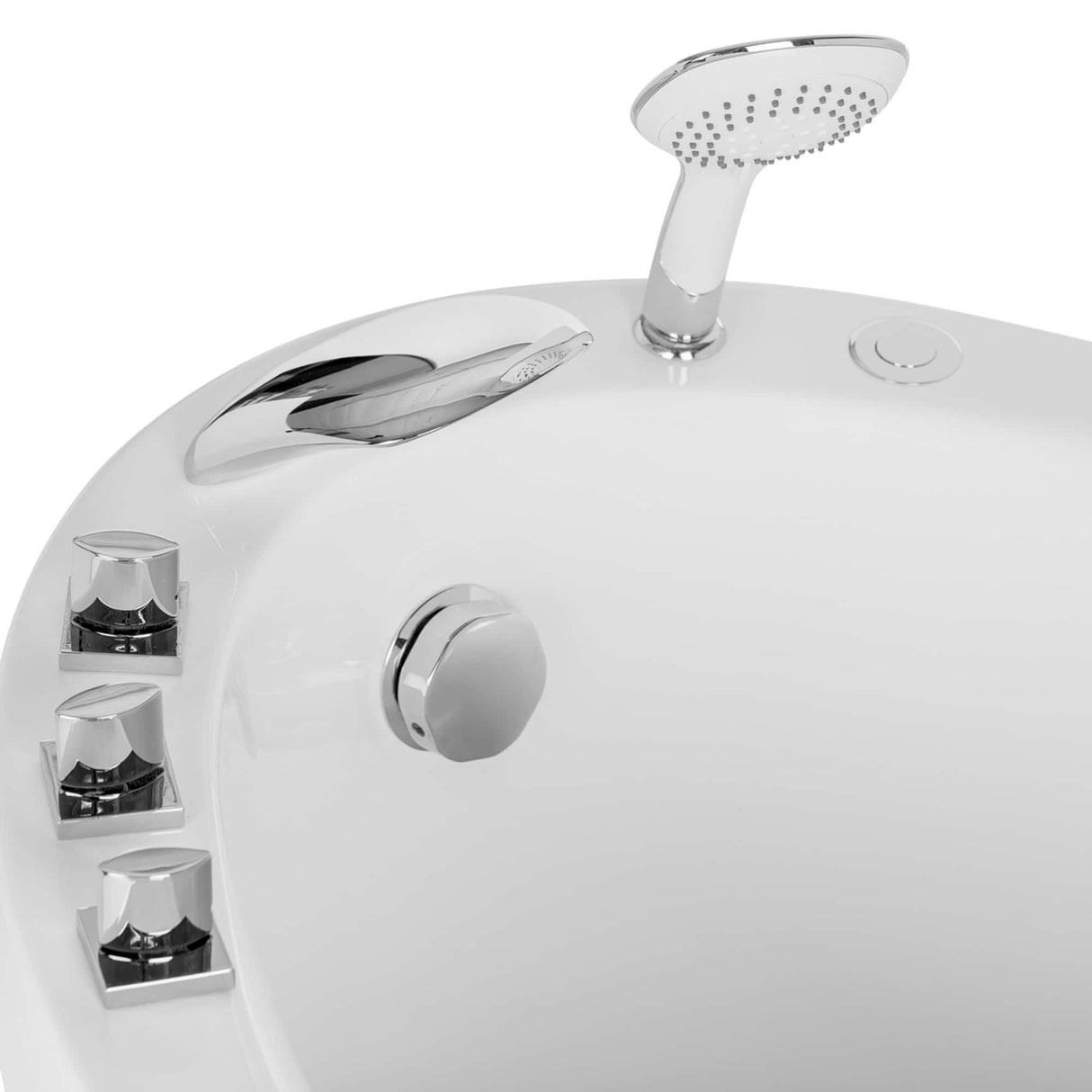 EMPAVA 59JT011 59 IN. FREESTANDING JAPANESE-STYLE AIR MASSAGE TUB