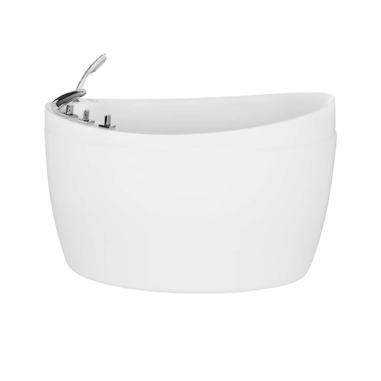 EMPAVA 59JT011 59 IN. FREESTANDING JAPANESE-STYLE AIR MASSAGE TUB