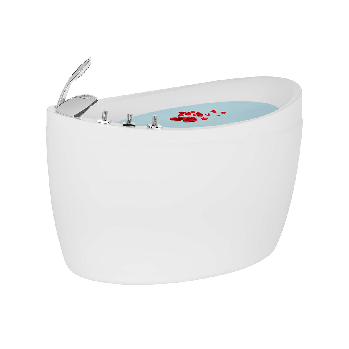 EMPAVA 59JT011 59 IN. FREESTANDING JAPANESE-STYLE AIR MASSAGE TUB