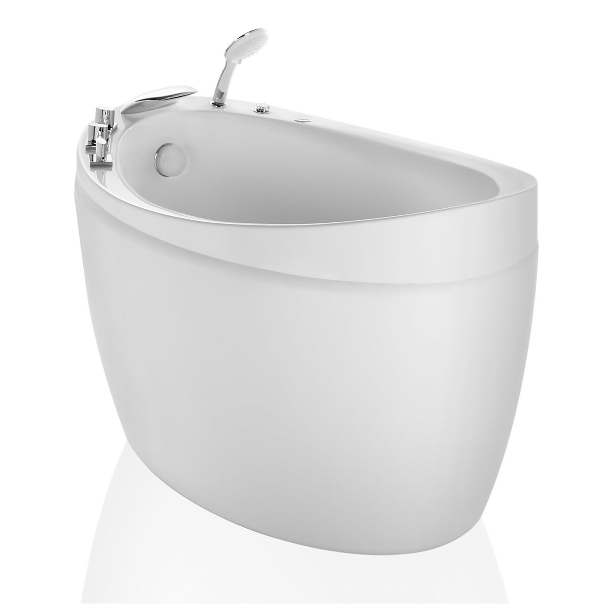 EMPAVA 59JT011 59 IN. FREESTANDING JAPANESE-STYLE AIR MASSAGE TUB