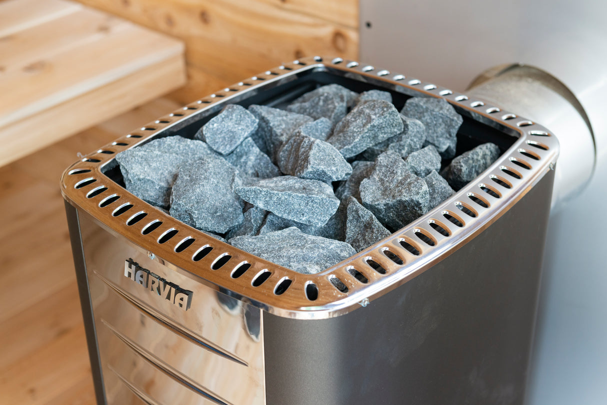 Experience luxury and relaxation with the Dundalk Leisurecraft 6-Person Georgian Cabin Sauna at Aurora Sanctuary