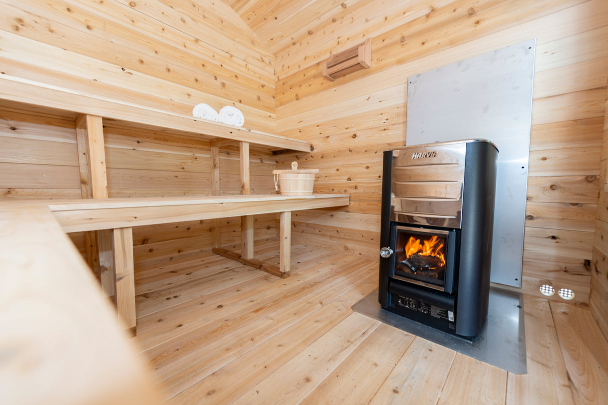 Dundalk Leisurecraft Canadian Timber 6 Person Georgian Cabin Sauna CTC88W