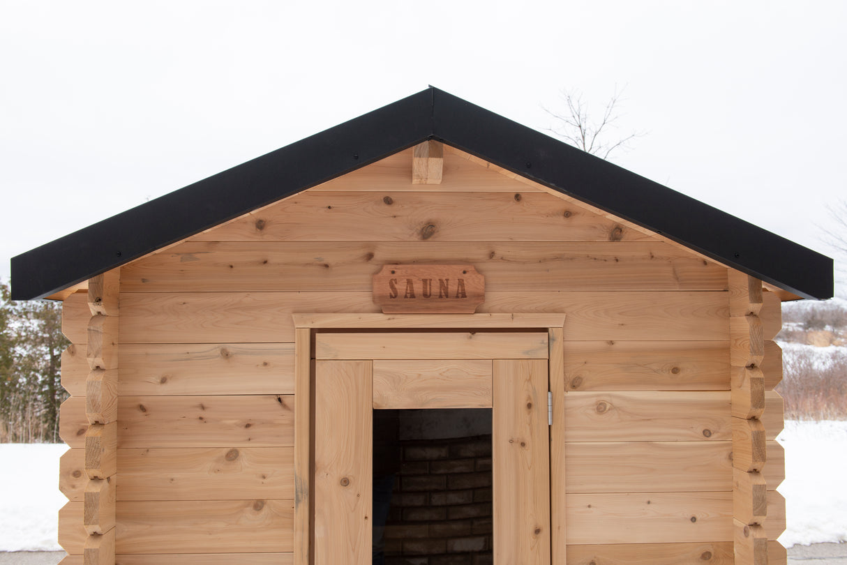 Granby Print of Luxury Dundalk Canadian Timber 3-Person Sauna at Aurora Sanctuary