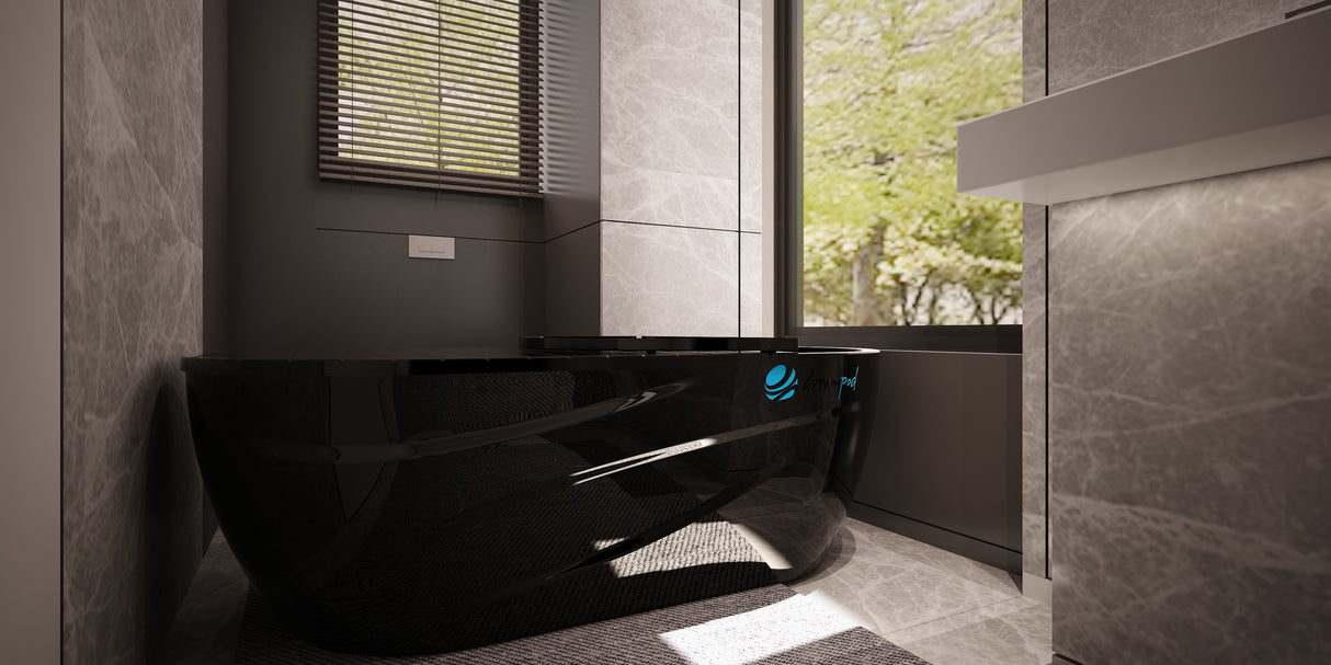 High-performance Dream Pod Fiberglass Ice Bath with Chiller at Aurora Sanctuary