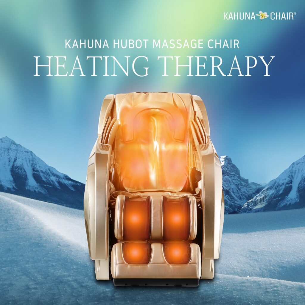 Kahuna massage chair highlighting the ergonomic HSL-track system