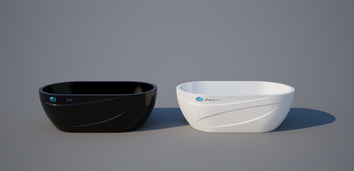 Dream Pod Fiberglass Ice Bath with Chiller at Aurora Sanctuary