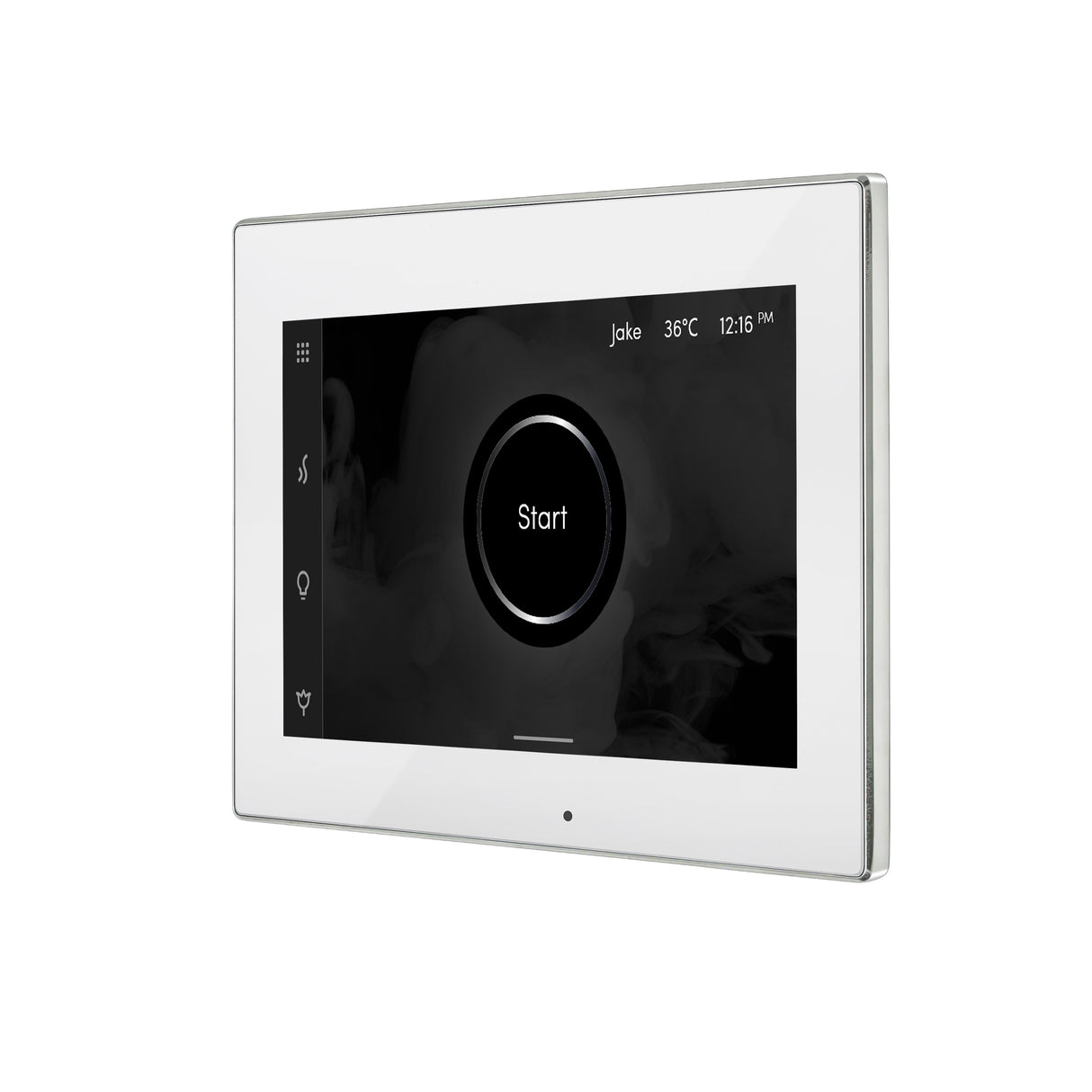 iSteamX Steam Shower Control and Aroma Glass SteamHead