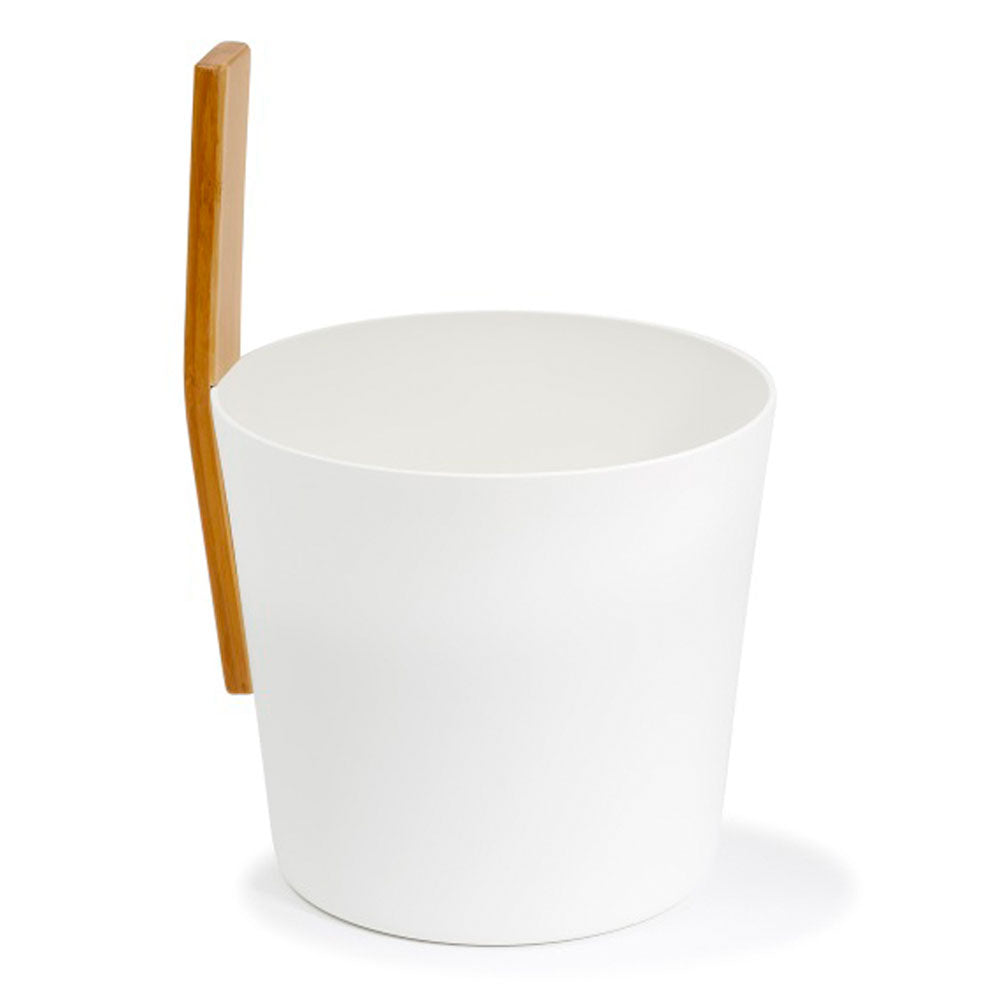 Bucket,Straight Handle,White