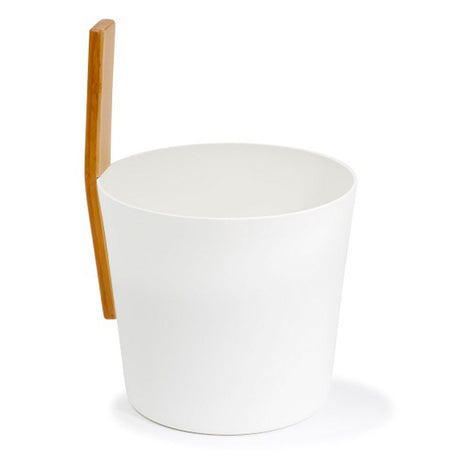 Bucket,Straight Handle,White