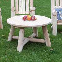 Dundalk Leisurecraft Canadian Timber 36" Round Coffee Table 90cm