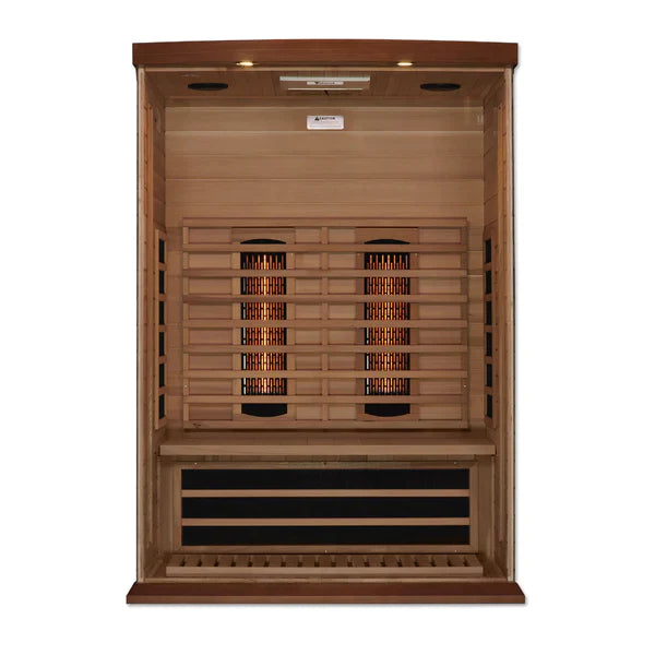 Maxxus 2-Person Full Spectrum Sauna - Low EMF, Far Infrared Technology - Aurora Sanctuary