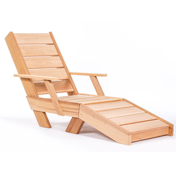 Dundalk Leisurecraft Canadian Timber Pacific Modern Outdoor Lounge Chair