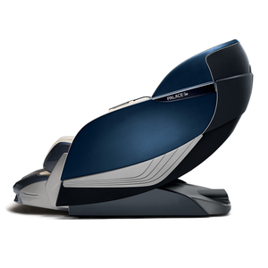 Bodyfriend Palace II Massage Chair - Ultimate Luxury - Image of a luxurious blue massage chair for ultimate relaxation and comfort