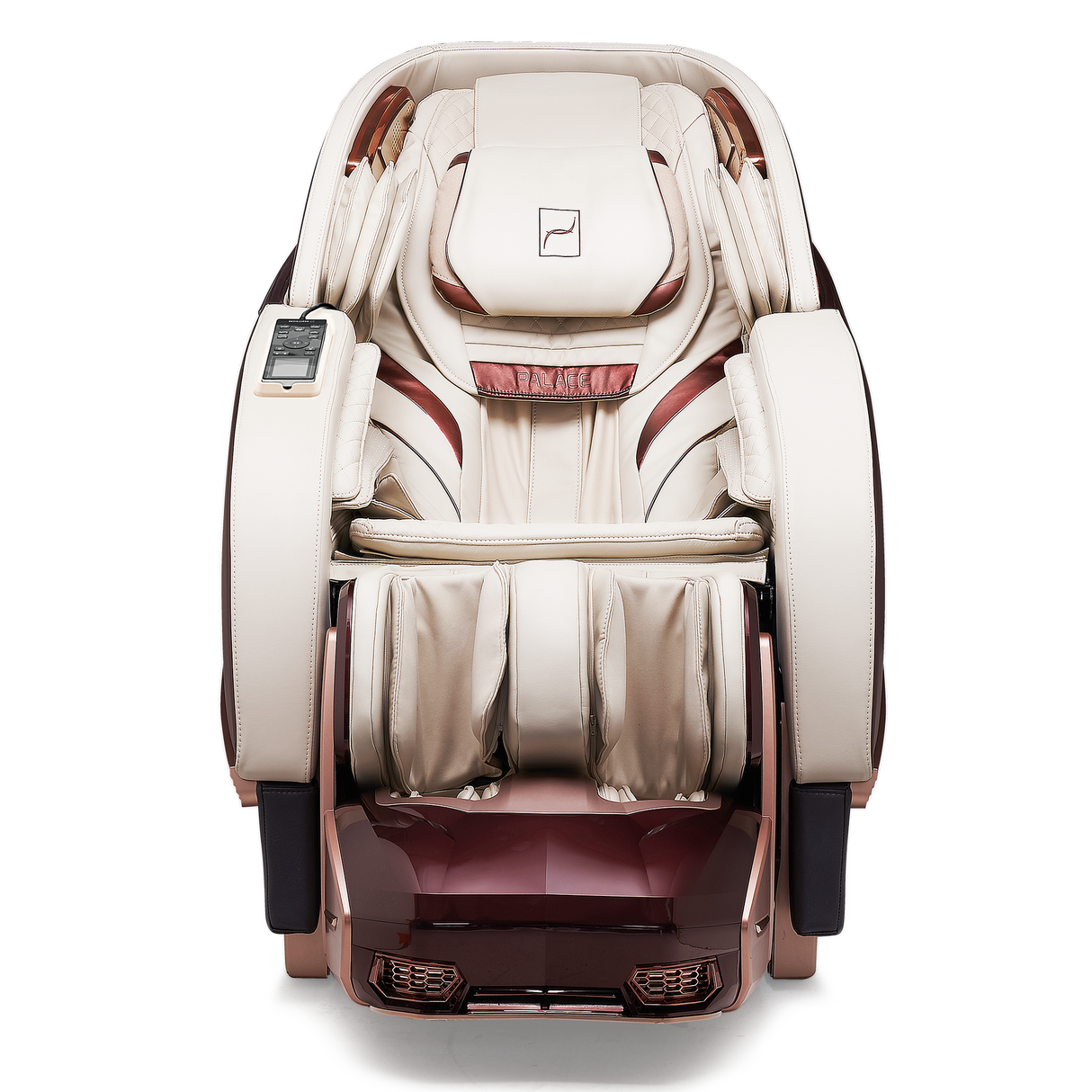 Bodyfriend Palace II Massage Chair in Burgundy - Experience Ultimate Luxury at Aurora Sanctuary