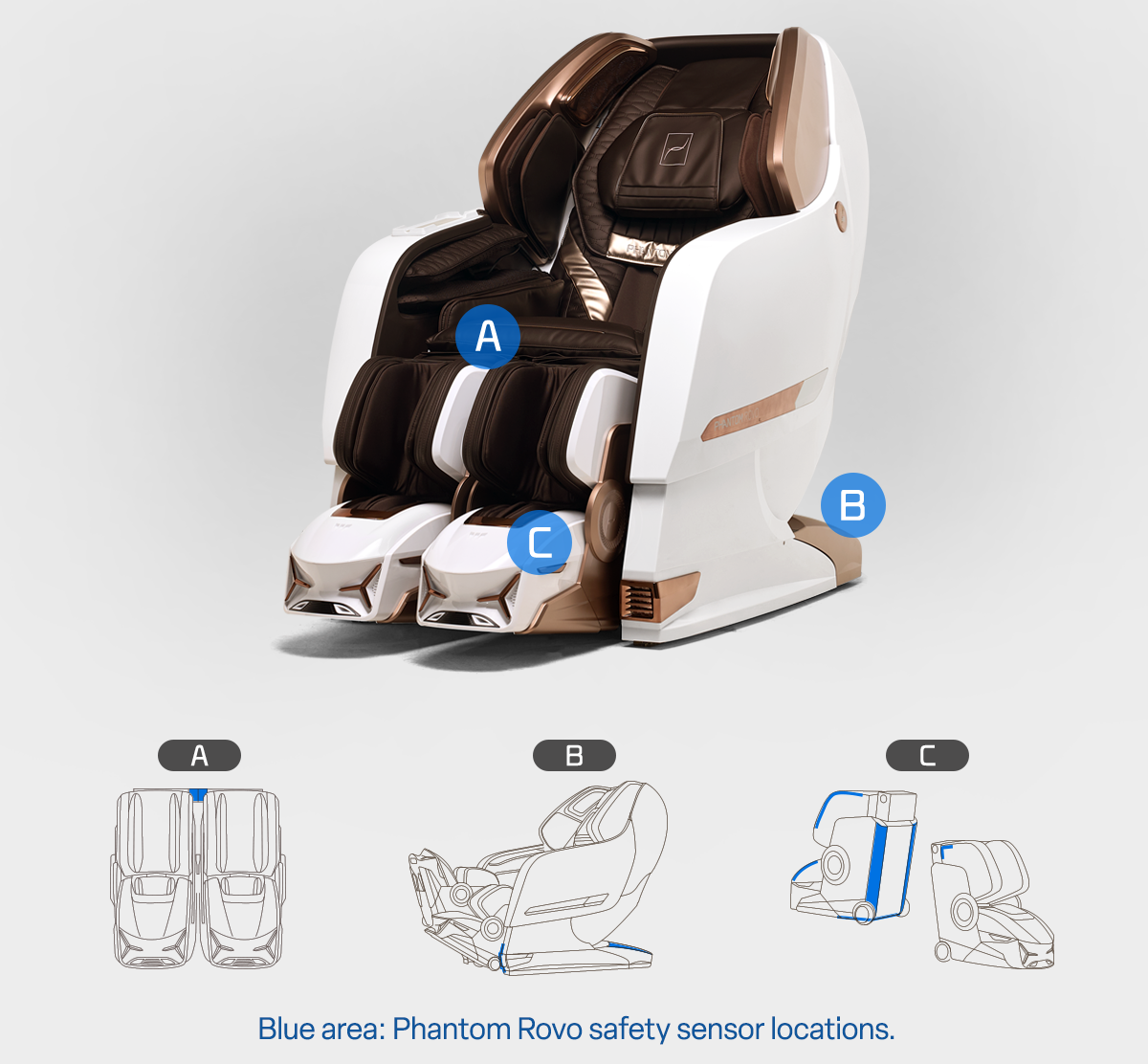 Bodyfriend Phantom ROVO 4D Luxury Massage Chair - Premium relaxation experience at Aurora Sanctuary