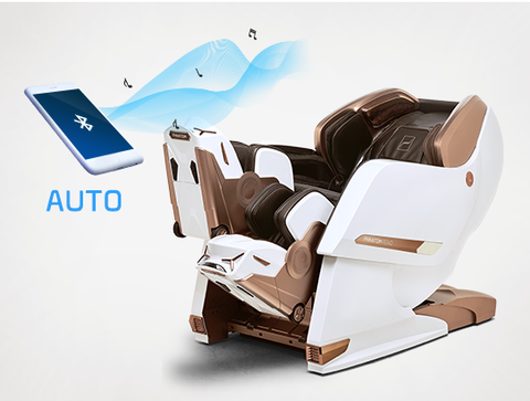 Bodyfriend Phantom ROVO 4D Luxury Massage Chair in sleek design - available at Aurora Sanctuary