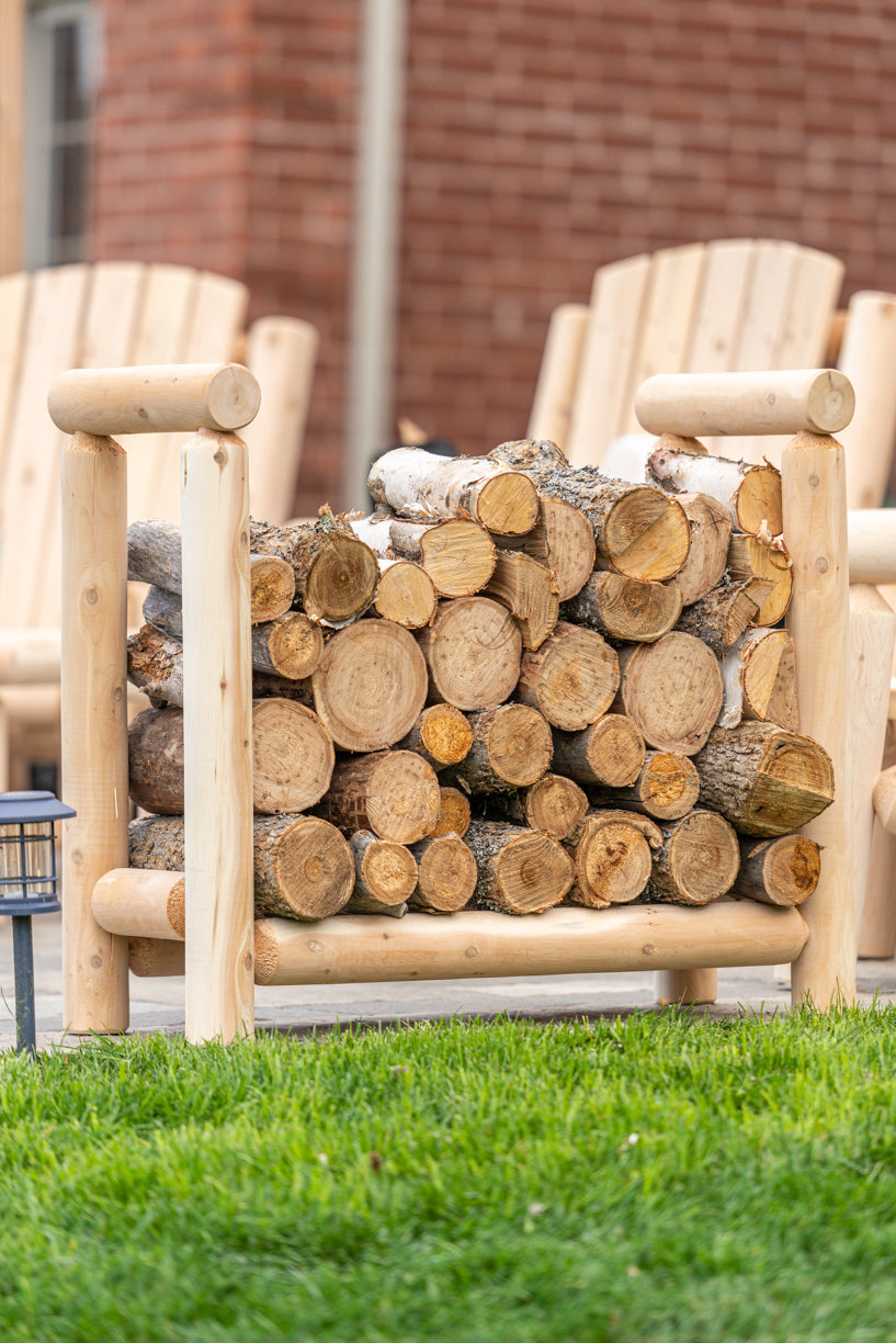 Dundalk Leisurecraft Canadian Timber Log Firewood Rack