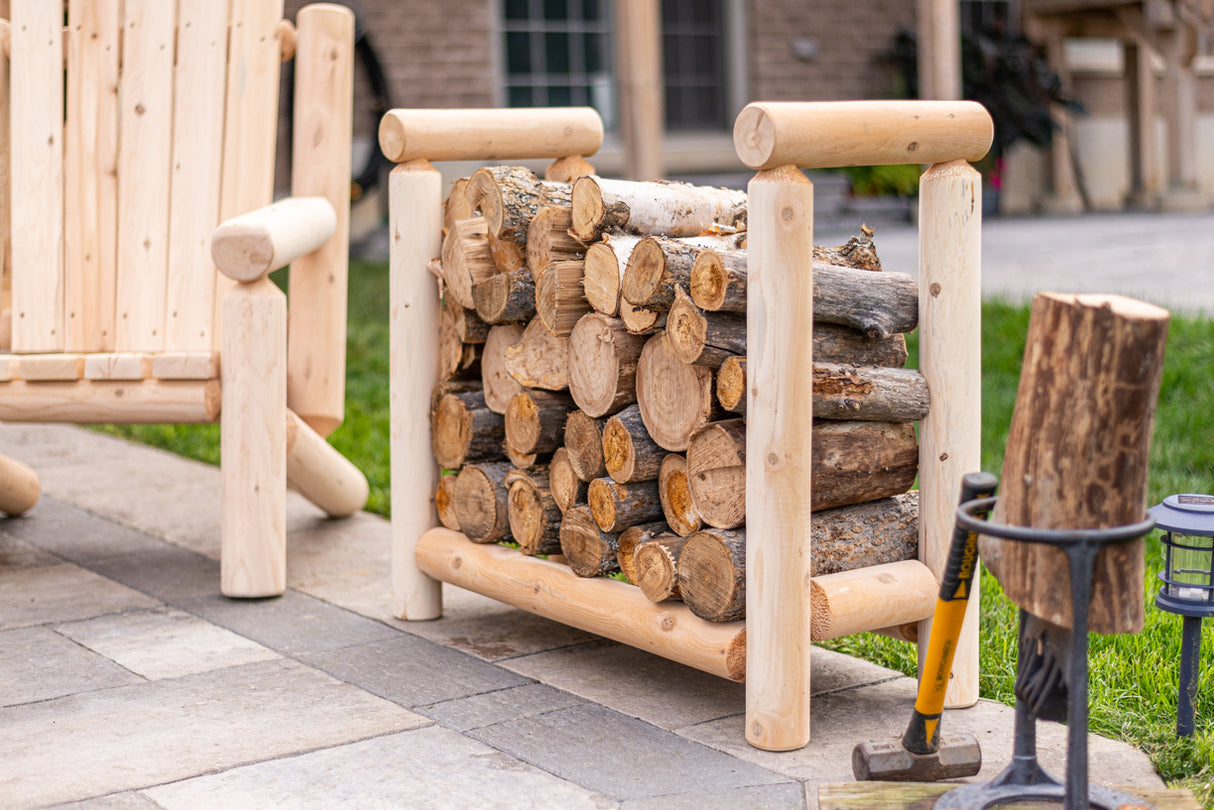 Dundalk Leisurecraft Canadian Timber Log Firewood Rack