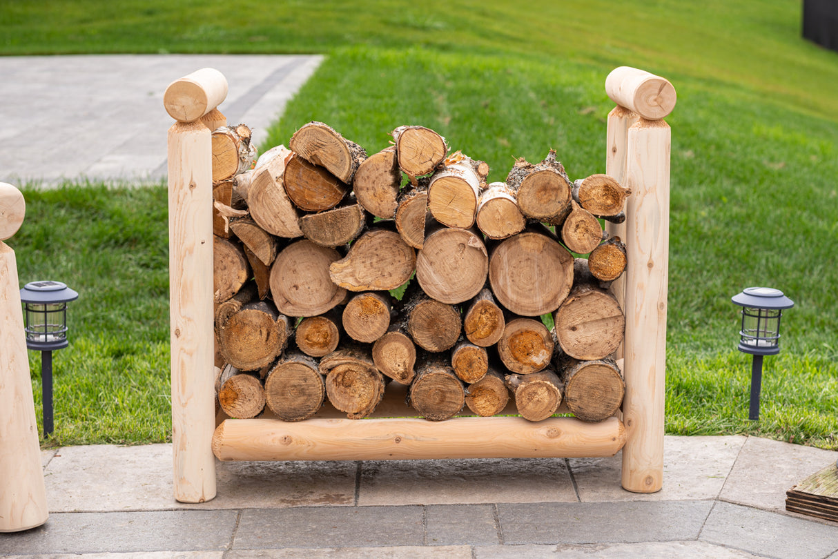 Dundalk Leisurecraft Canadian Timber Log Firewood Rack