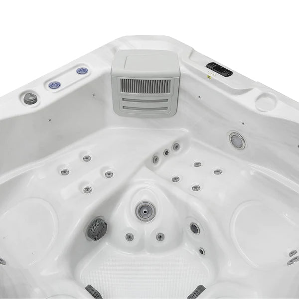 Empava Freestanding Luxury Outdoor Hot Tub at Aurora Sanctuary - Relax in Style with LED Lighting