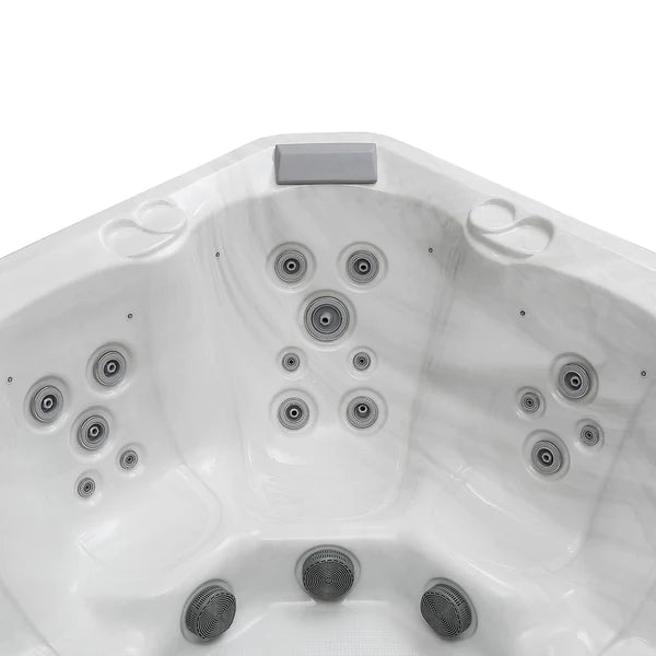 Empava Freestanding Luxury Outdoor Hot Tub at Aurora Sanctuary - 5 Person LED Hot Tub
