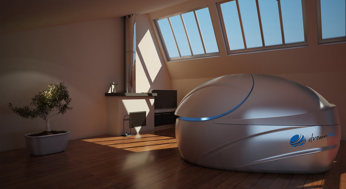 Experience ultimate sensory deprivation with the Dreampod VMAX Float Pod at Aurora Sanctuary - the perfect escape for relaxation and rejuvenation.