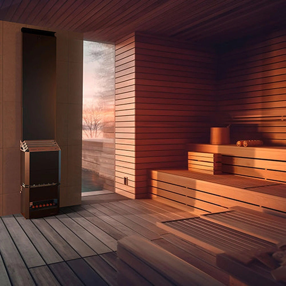 Saunum | Air 5 Sauna Heater w/Climate Equalizer 4.8kW