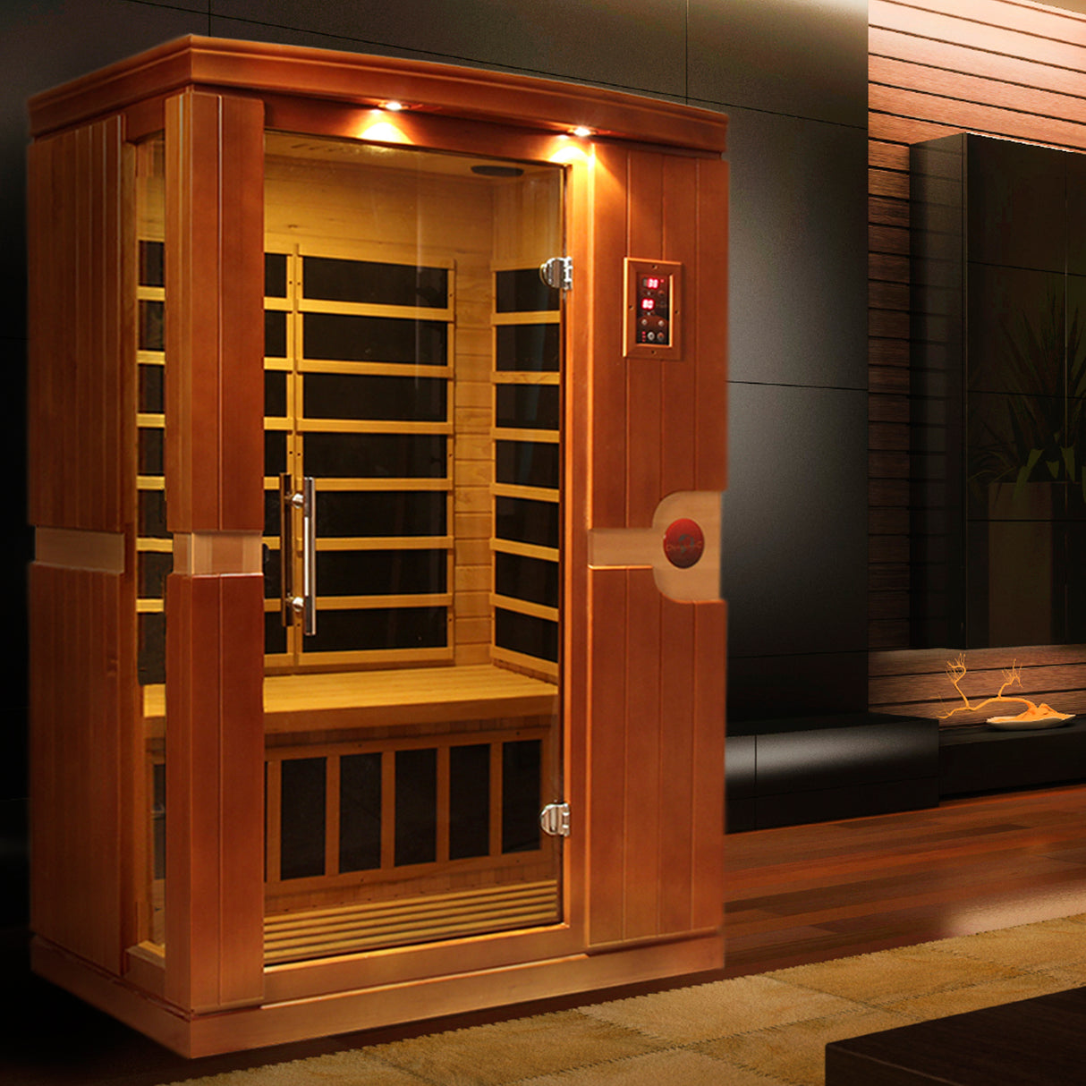 Dynamic Venice Elite 2-Person Far Infrared Sauna with Low EMF - Relaxation and Health Benefits in Your Home
