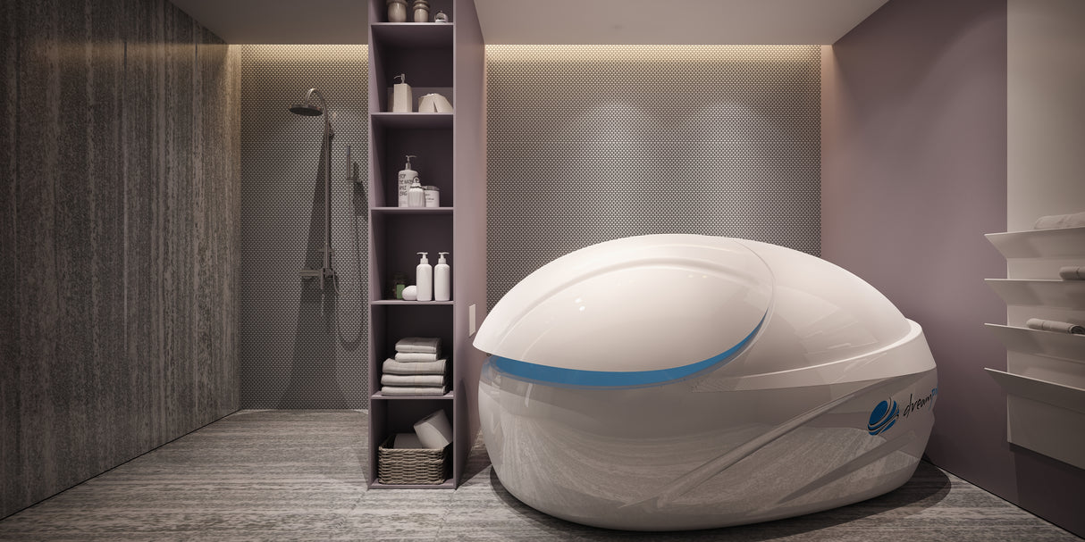 Experience ultimate sensory deprivation in the Dreampod VMAX Float Pod at Aurora Sanctuary