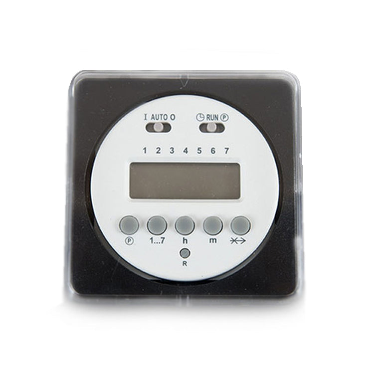 24 Hour 7 Day Digital Time Clock with Battery Back Up 120V